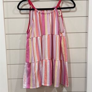 New BiBi Vibrant Colored Striped Top